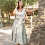 Jupe Enea Arya brocart orient soiree cocktail