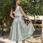 Jupe Enea Arya brocart orient soiree cocktail