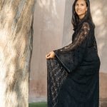 Robe Enea Leila dentelle noire abaia traditionnelle moderne ramadan
