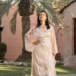 Robe Nour paillettes sequin traditionnel moderne arabe oriental inspiration creation ramadan abaia