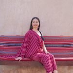 Combinaison Enea Minerva sari pantalon inspiration Inde confort oriental coton aymetrique