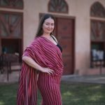 Combinaison Enea Minerva sari pantalon inspiration Inde confort oriental coton aymetrique