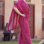 Combinaison Enea Minerva sari pantalon inspiration Inde confort oriental coton aymetrique